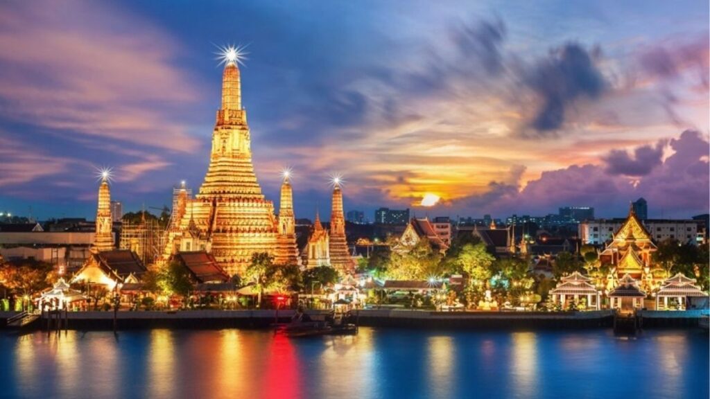 Bản đồ lịch trình Bangkok 4 ngày 3 đêm theo từng khu vực