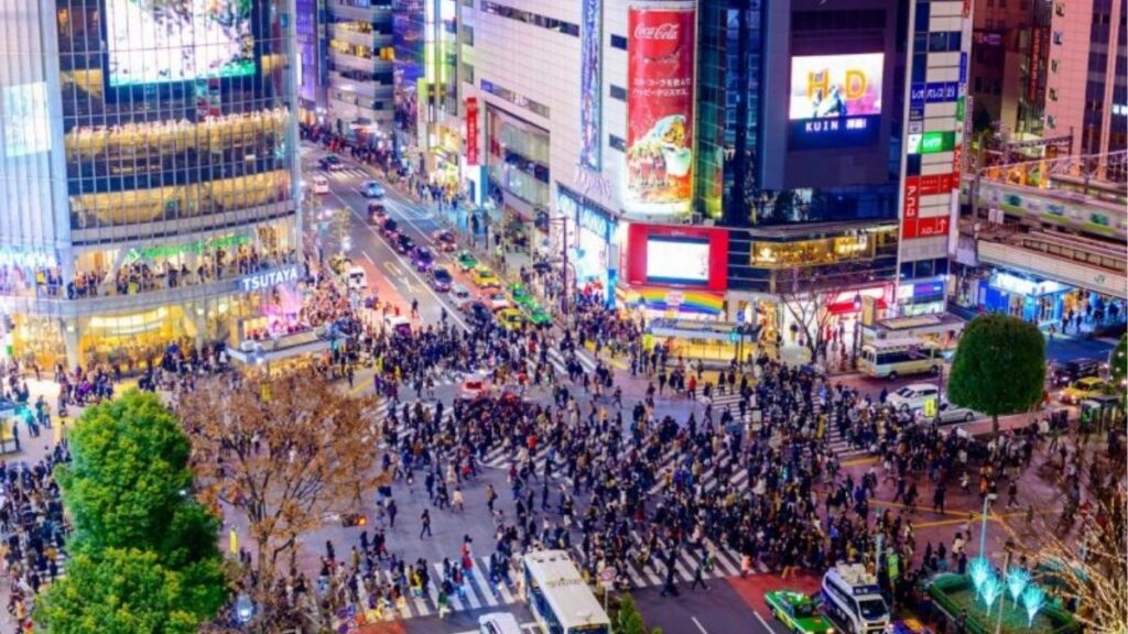 Ngã tư Shibuya trong lịch trình Tokyo ngày thứ hai