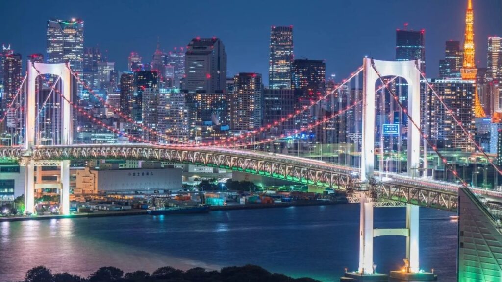 Odaiba và Rainbow Bridge trong lịch trình Tokyo