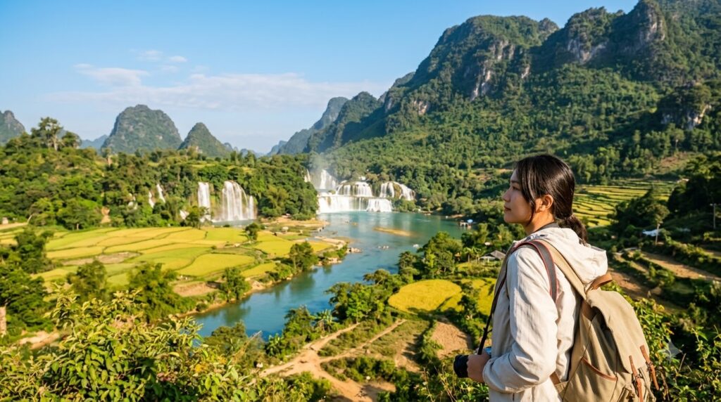 Du lịch Cao Bằng mùa nào đẹp và ít gặp thời tiết xấu 1 Du lịch Cao Bằng trong điều kiện mưa, nóng ẩm hoặc lạnh cần chuẩn bị lịch trình linh hoạt